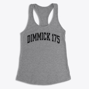 Dimmick Elementary School 175 Varsity Arch Women's Racerback Tank