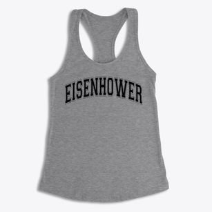 Eisenhower Elementary School Varsity Arch Women's Racerback Tank