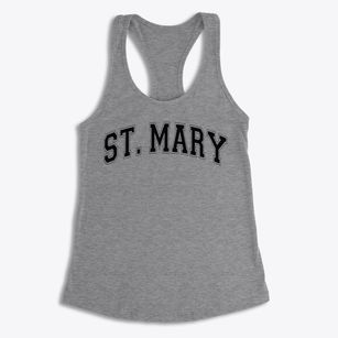 Saint Mary Catholic School Varsity Arch Women's Racerback Tank