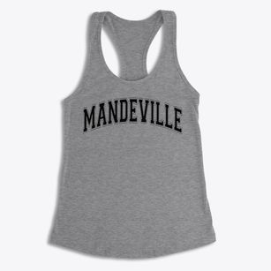 Mandeville Junior High School Varsity Arch Women's Racerback Tank