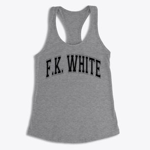 Forest K White Middle School Varsity Arch Women's Racerback Tank