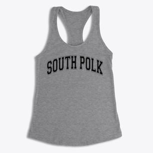 South Polk Elementary School Varsity Arch Women's Racerback Tank