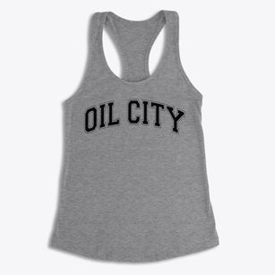 Oil City Elementary School Varsity Arch Women's Racerback Tank