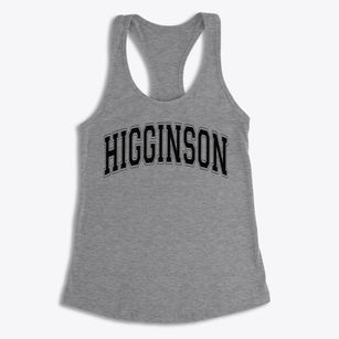 Higginson Elementary School Varsity Arch Women's Racerback Tank
