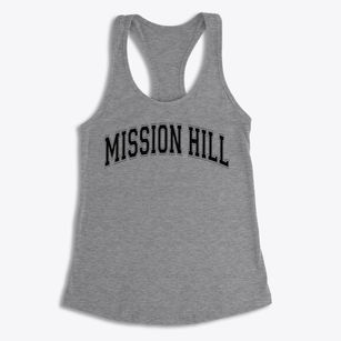 Mission Hill School Varsity Arch Women's Racerback Tank