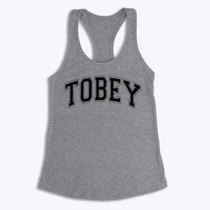 Tobey Elementary School Varsity Arch Women's Racerback Tank