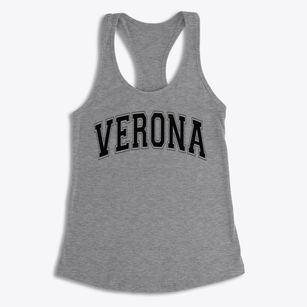 Verona Elementary School Varsity Arch Women's Racerback Tank