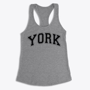 York High School Varsity Arch Women's Racerback Tank