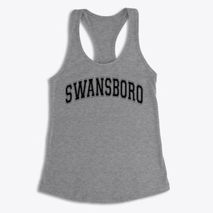 Swansboro Elementary School Varsity Arch Women's Racerback Tank