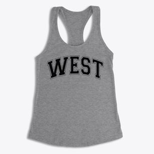 West Elementary School Varsity Arch Women's Racerback Tank