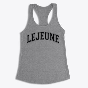 Lejeune High School Varsity Arch Women's Racerback Tank