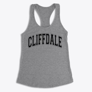 Cliffdale Classical Elementary School Varsity Arch Women's Racerback Tank