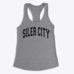 Siler City Elementary School Varsity Arch Women's Racerback Tank