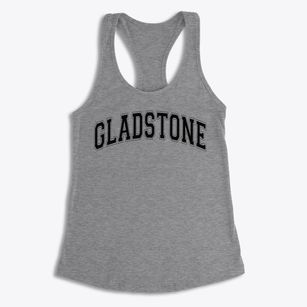 Gladstone Elementary School Varsity Arch Women's Racerback Tank