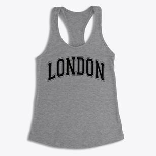 London Elementary School Varsity Arch Women's Racerback Tank