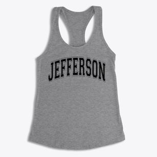 Jefferson High School Varsity Arch Women's Racerback Tank