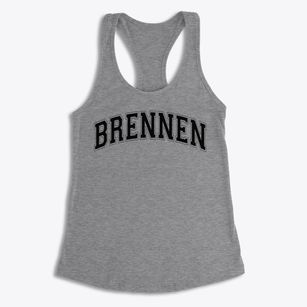 Brennen Elementary School Varsity Arch Women's Racerback Tank