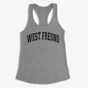 West Fresno Middle School Varsity Arch Women's Racerback Tank