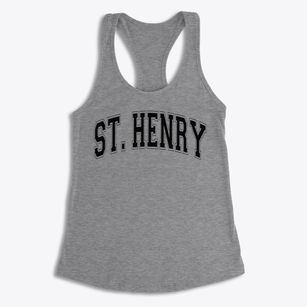 Saint Henry School Varsity Arch Women's Racerback Tank