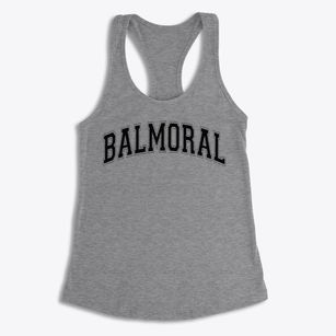 Balmoral Elementary School Varsity Arch Women's Racerback Tank