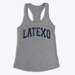 Latexo School Varsity Arch Women's Racerback Tank