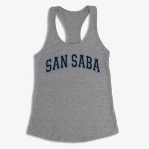 San Saba Middle School Varsity Arch Women's Racerback Tank