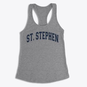 Saint Stephen Lutheran School Varsity Arch Women's Racerback Tank