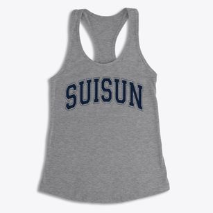 Suisun Elementary School Varsity Arch Women's Racerback Tank