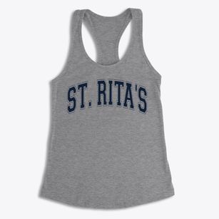 Saint Rita's School Varsity Arch Women's Racerback Tank