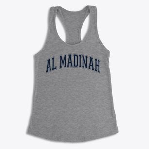 Al Madinah School Varsity Arch Women's Racerback Tank