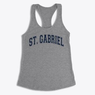 Saint Gabriel School Varsity Arch Women's Racerback Tank