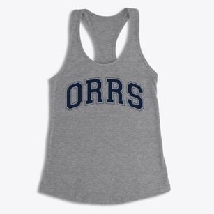 Orrs Elementary School Varsity Arch Women's Racerback Tank