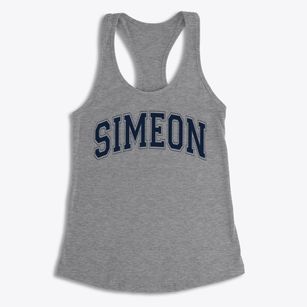 Simeon Career Academy Varsity Arch Women's Racerback Tank