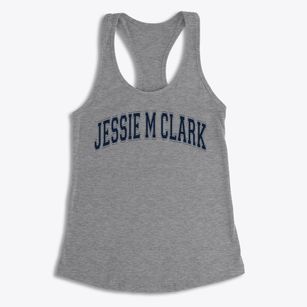 Jessie M Clark Middle School Varsity Arch Women's Racerback Tank