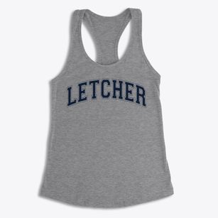 Letcher Elementary School Varsity Arch Women's Racerback Tank