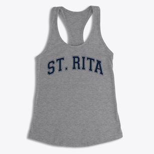 Saint Rita School Varsity Arch Women's Racerback Tank