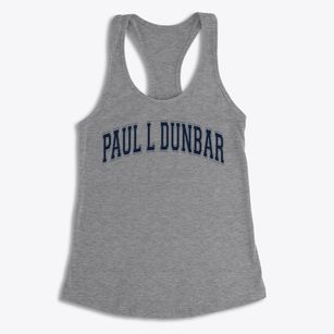 Paul L Dunbar Accelerated School Varsity Arch Women's Racerback Tank