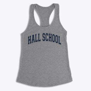 Albert S Hall School Varsity Arch Women's Racerback Tank