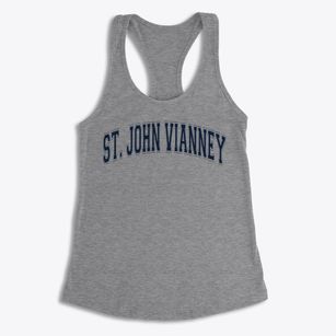 Saint John Vianney Catholic School Varsity Arch Women's Racerback Tank