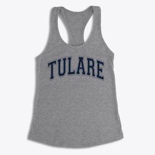 Tulare Christian School Varsity Arch Women's Racerback Tank
