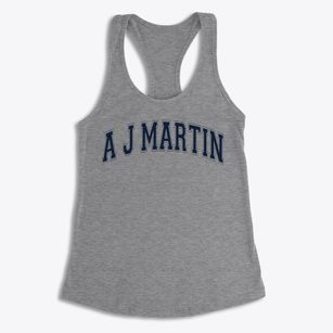 A J Martin Elementary School Varsity Arch Women's Racerback Tank