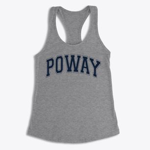 Poway Christian School Varsity Arch Women's Racerback Tank