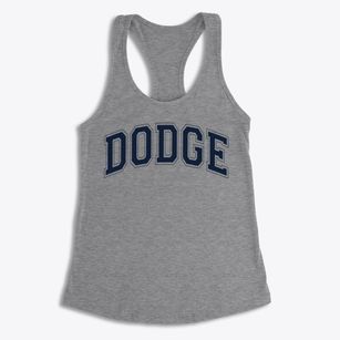 Dodge School Varsity Arch Women's Racerback Tank