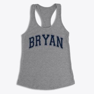 Bryan High School Varsity Arch Women's Racerback Tank