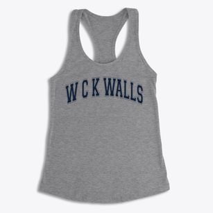 W C K Walls Elementary School Varsity Arch Women's Racerback Tank