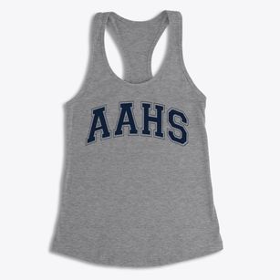 Academy Of Allied Health & Science Varsity Arch Women's Racerback Tank