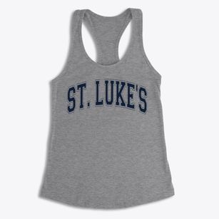 Saint Luke's Catholic Elementary School Varsity Arch Women's Racerback Tank