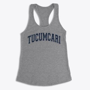 Tucumcari Elementary School Varsity Arch Women's Racerback Tank
