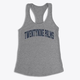 Twentynine Palms Elementary School Varsity Arch Women's Racerback Tank