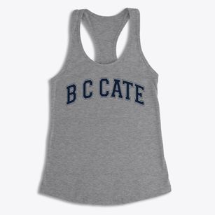 B C Cate Elementary School Varsity Arch Women's Racerback Tank